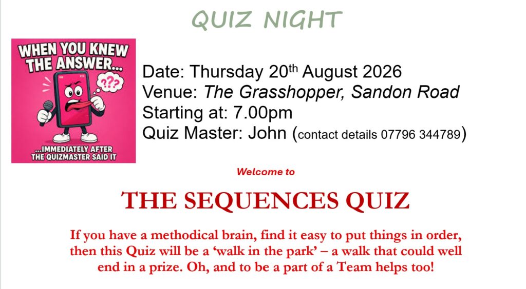 Quiz at the Grasshopper